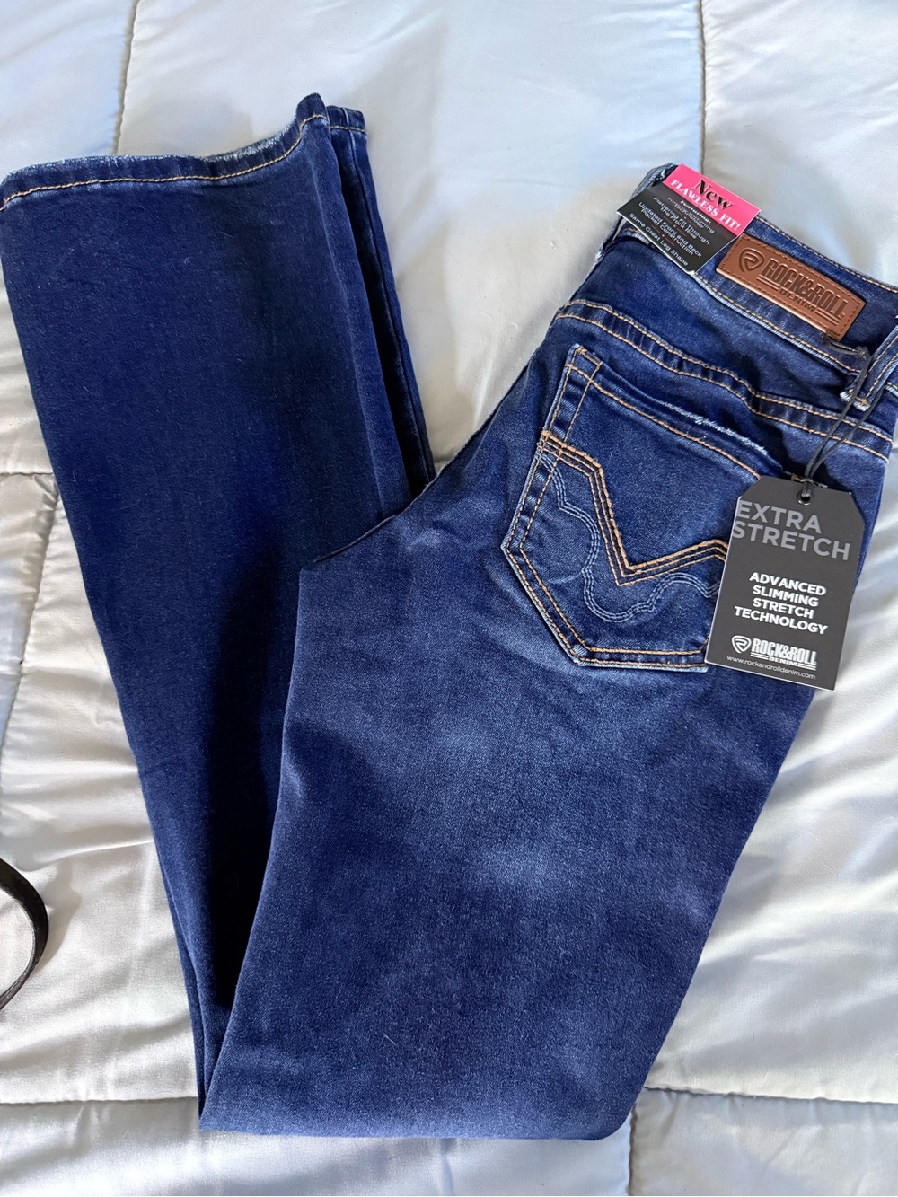 Rock & Roll Cowgirl Women's Dark Blue Skinny Jeans